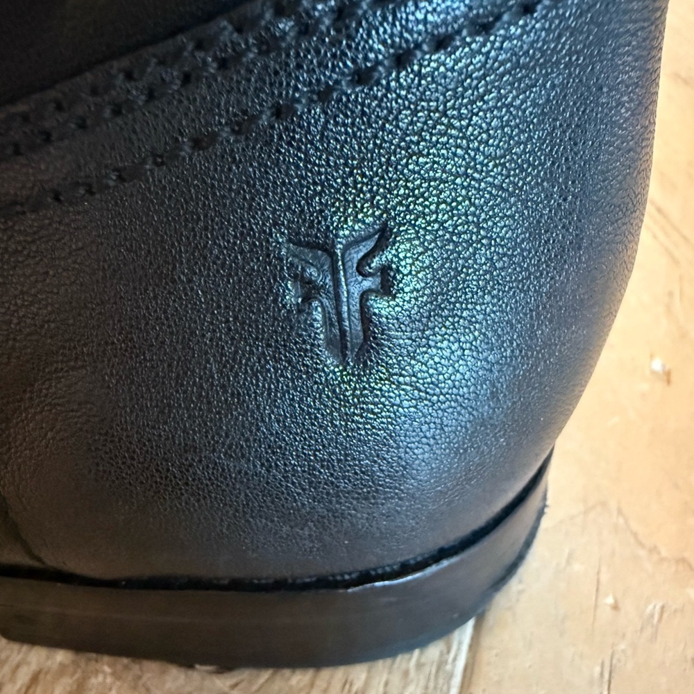Frye Classic Black Women's Mid-Calf Leather Anna Boots 8.5 - Picture 6 of 11